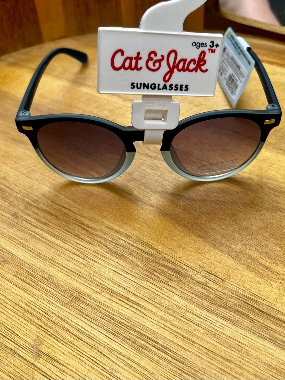 *3/$15, Cat & Jack Two-Tone Round Kids Sunglasses - Navy & Gray Fade